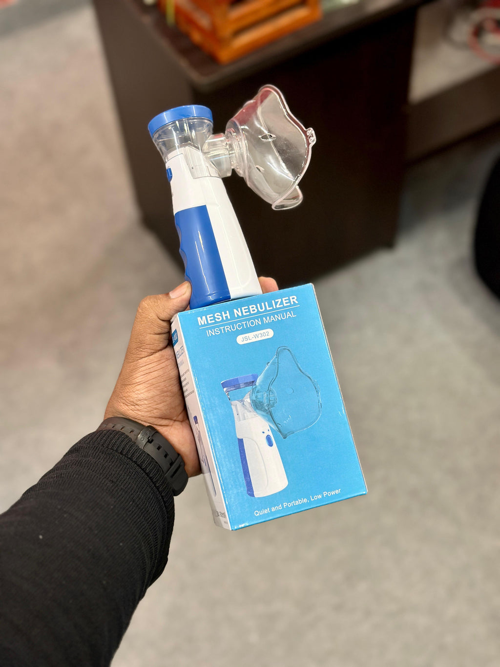 Portable Mesh Nebulizer – Quiet Handheld Inhaler for Adults & Kids