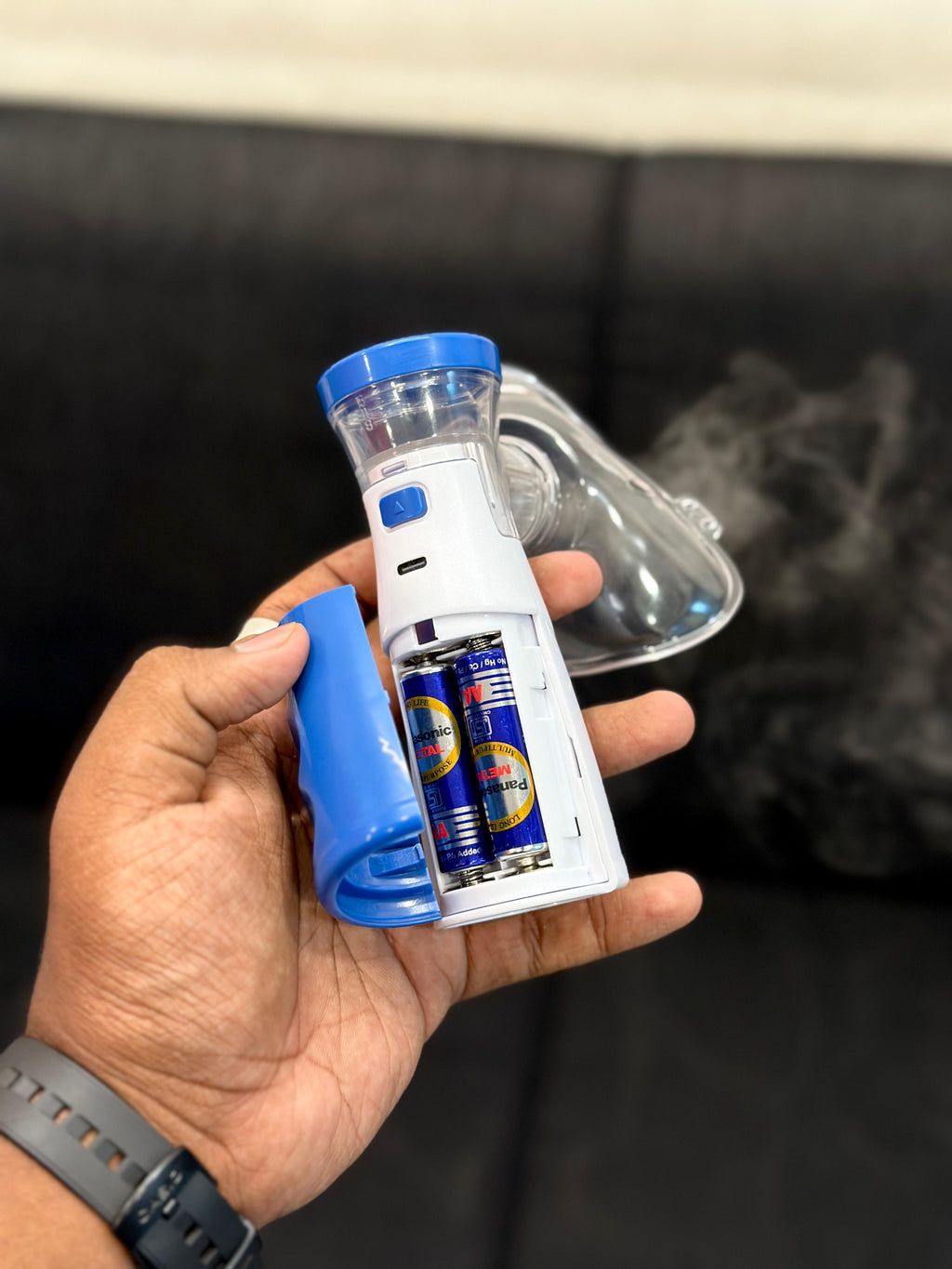 Portable Mesh Nebulizer – Quiet Handheld Inhaler for Adults & Kids